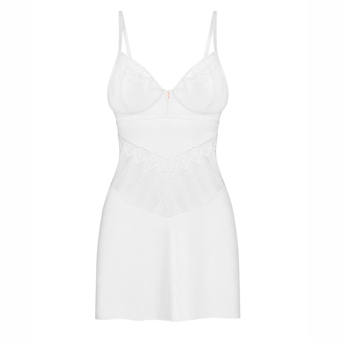 Hvid Obsessive Babydoll & Streng Størrelse: Dame - Obsessive Baby  - 5901688257982