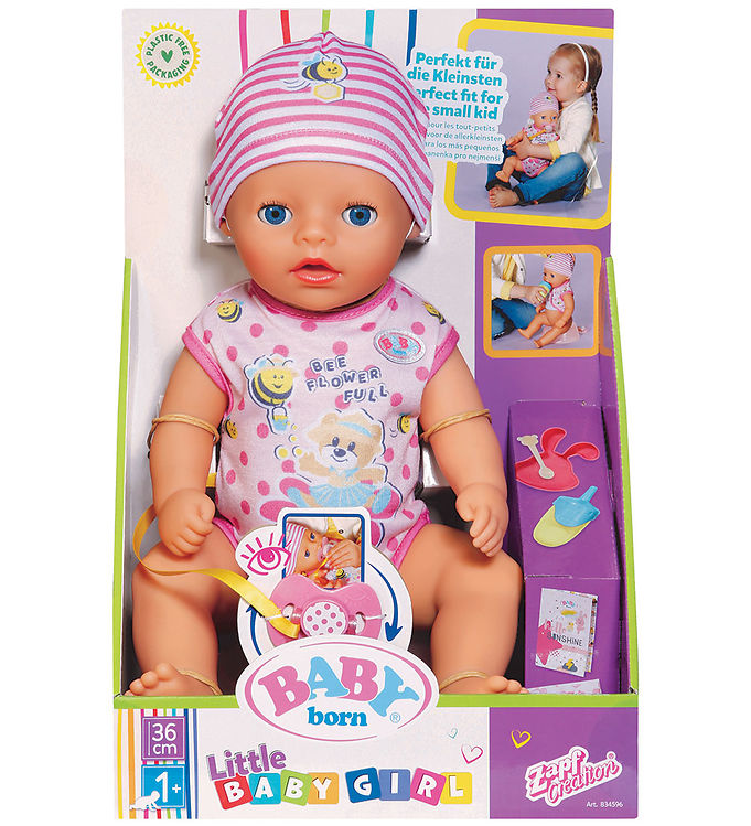 Baby Born Dukke Little Girl Lena - Baby Born Baby  - 4001167834596