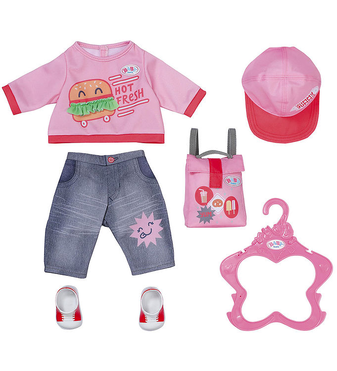 Baby Born Dukketøj Snack Shop Outfit 43 - Baby Born Baby  - 4001167835944