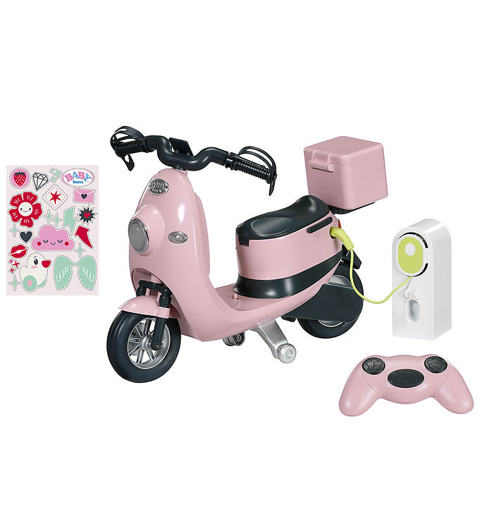 Baby Born Dukketilbehør Scooter Fjernstyret 4336 - Baby Born Baby  - 4001167835906