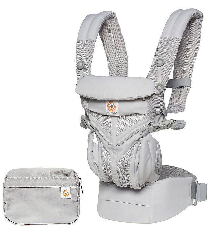 Grå Ergobaby Bæresele Omni 360 Cool Air Mesh - Ergobaby Baby  - 8451970628510