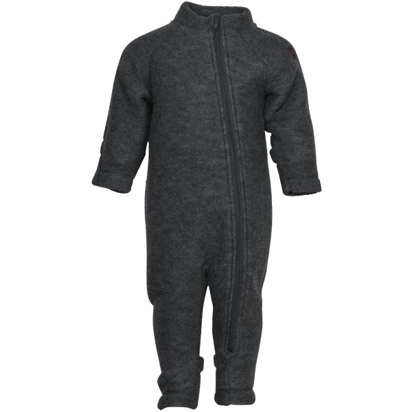 Anthracite Mela Mikk Line Køredragt Wool Baby Suit Nge 56 - Mikk-line Baby  - 5715073230852