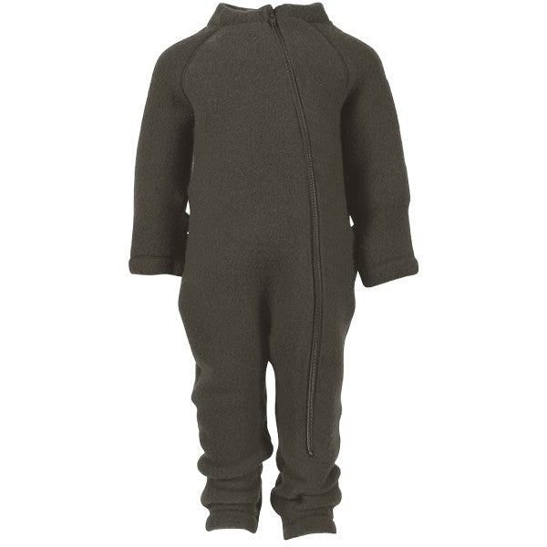 Black Olive Mikk Line Køredragt Wool Baby Suit 80 - Mikk-line Baby  - 5715073035624