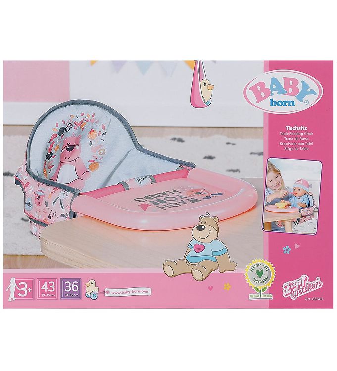 Baby Born Dukketilbehør Stol Til Bord - Baby Born Baby  - 4001167832417