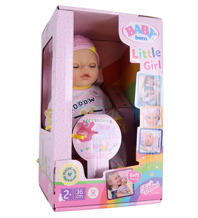 Baby Born Dukke Little Girl Funktioner - Baby Born Baby  - 4001167835685