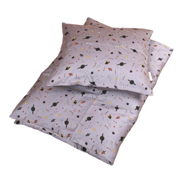Grey Filibabba Space Baby Sengetøj - Filibabba Baby  - 5712804012176