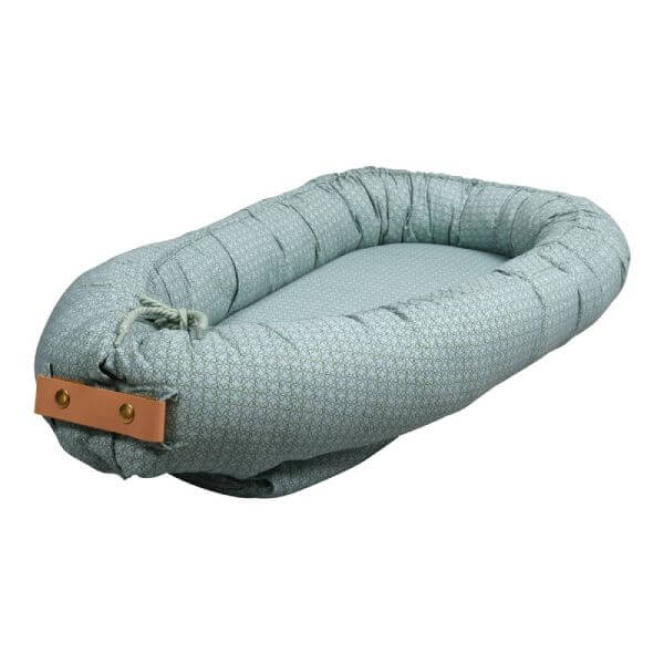 Dark Mint Filibabba Leafed Babynest - Filibabba Baby  - 5712804007684