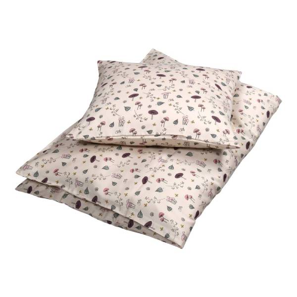 Rose Filibabba Forest Floor Baby Sengetøj Baby 70x100 - Filibabba Baby  - 5712804007837