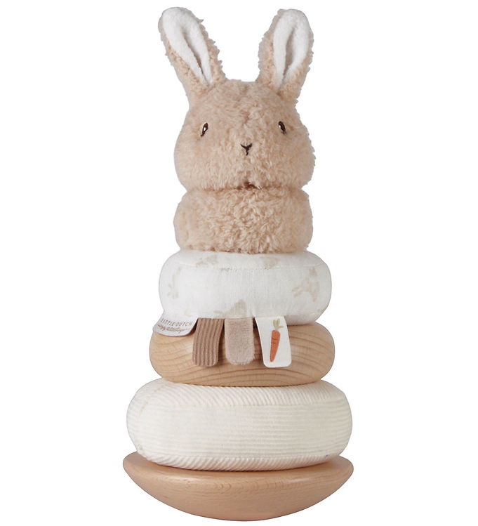 Hvid Little Dutch Stabelringe Baby Bunny - Little Dutch Baby  - 8713291888586