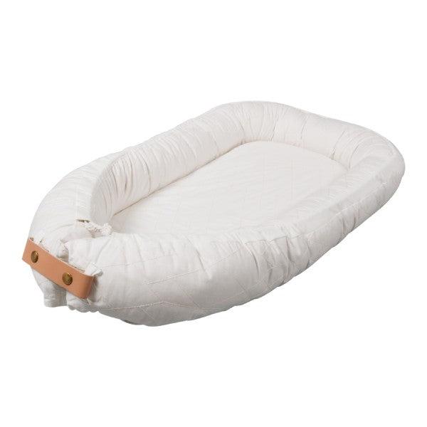 Hvid Filibabba Kapok Babynest White - Filibabba Baby