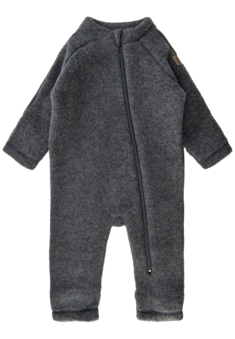 Anthracite Mela Mikk Line Wool Baby Suit Nge - Mikk-line Baby  - 5715073230852