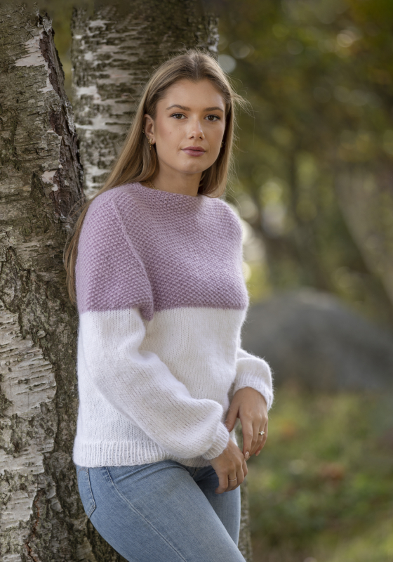 Ampquotbmorampquot Genser Viking Design 2138 11 Kit Viking Alpaca Bris, Fra Viking - Viking Baby