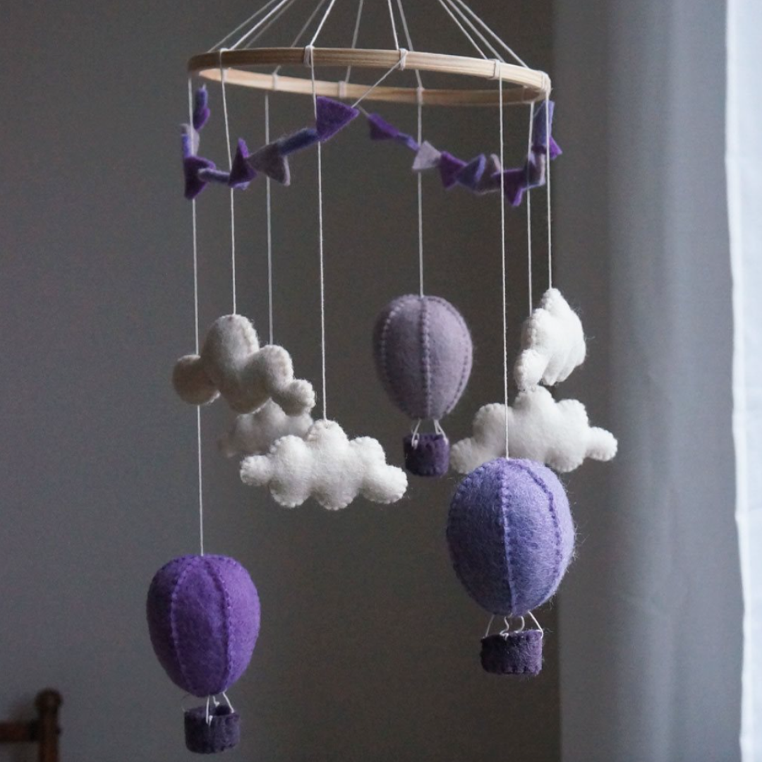 Uro Luftballoner Vimpler Lilla - Gamcha Baby