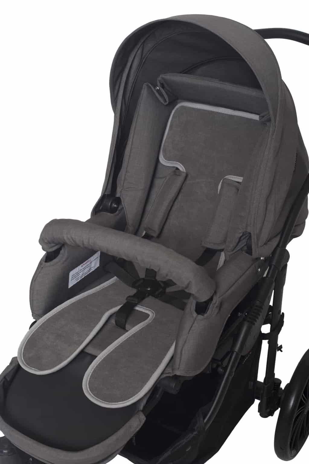 Air Cuddle Cool Seat Stroller Layer Col Smoke - Basson Baby Baby  - 8022367705239