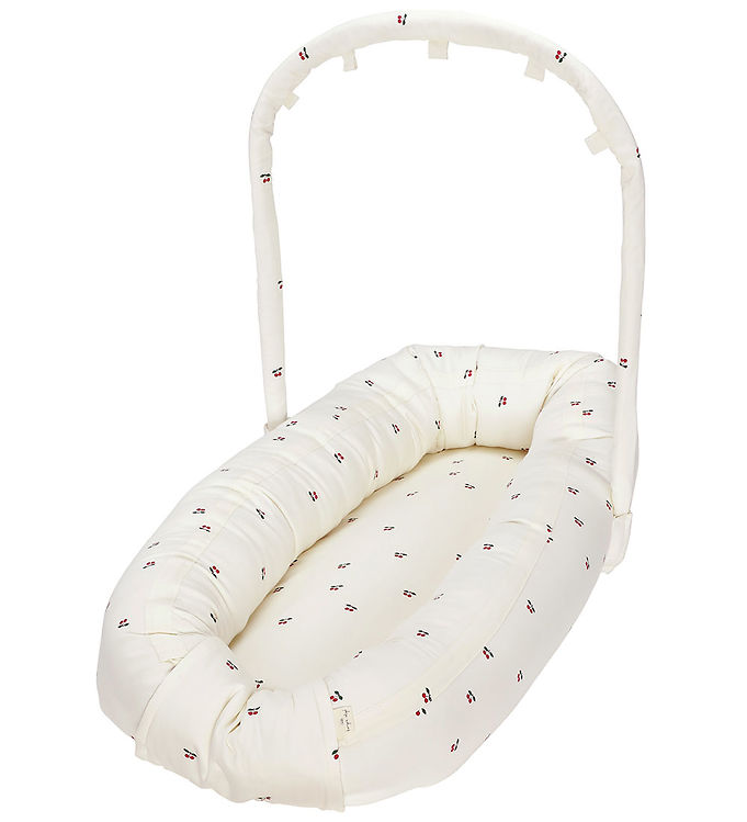 Beige/Rød Konges Sløjd Babynest Cherry - Konges Sløjd Baby  - 5712982725967