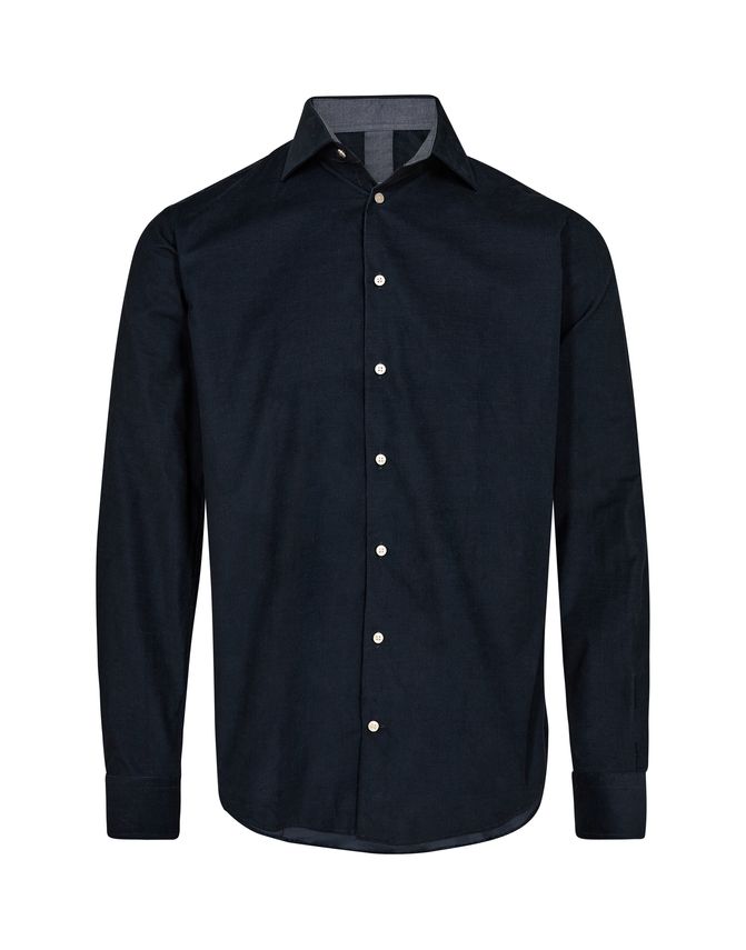 2XL Modern Fit Shirt Baby Cord - Gino Marcello Baby  - 5715395454967
