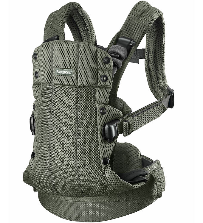 Grøn Babybjørn Bæresele Harmony Mesh Mørke - Babybjörn Baby  - 7317680880475