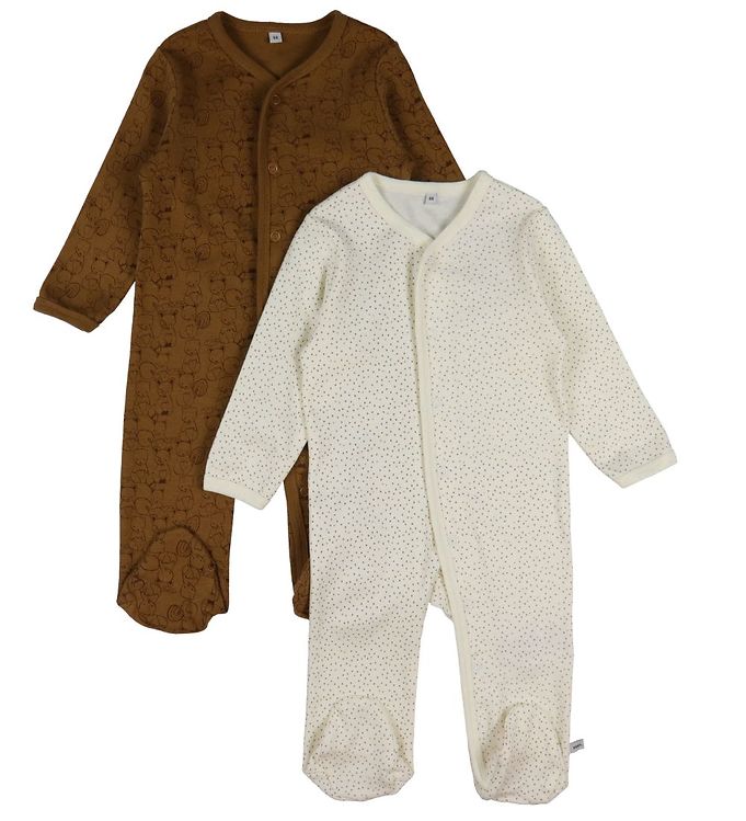 Hvid Pippi Baby Heldragt Natdragt Pak Tinsel - Pippi Baby Baby  - 5714625595647