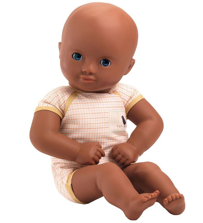 Gul Djeco Dukke Baby Yellow - Djeco Baby  - 3070900078819