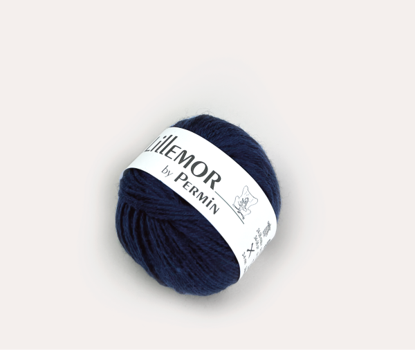 Ankers Bluse Garnkit Navy Blue - Petiteknit Baby