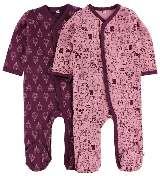 Rosa Pippi Heldragter Pak Lilla Print - Pippi Baby Baby  - 5712672364698