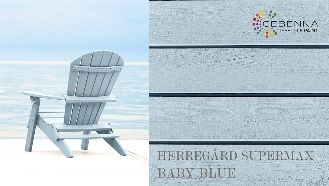 Blå Herregård Supermax: Baby Blue Liter - Gebenna Baby