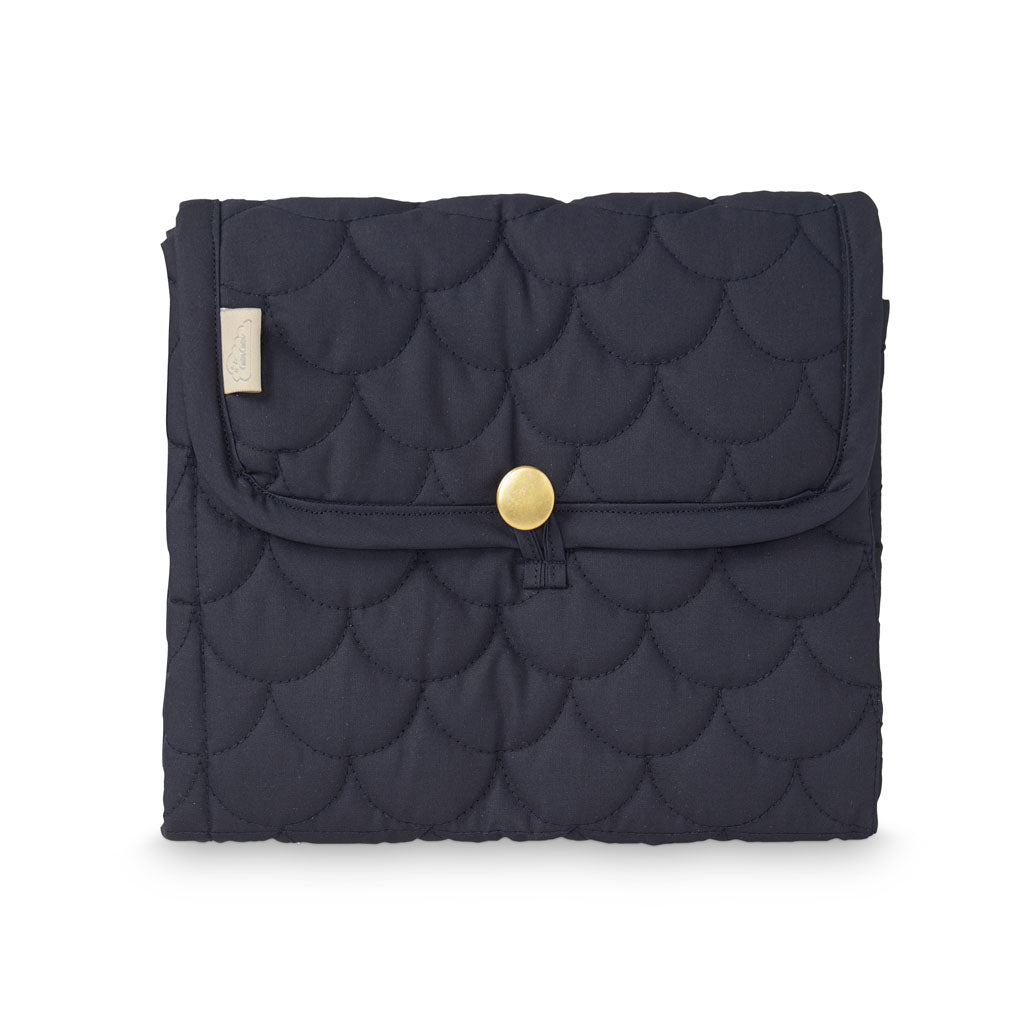 Cam Cam Copenhagen Pusleunderlag Quilt Navy - Baby  - 8961786511695