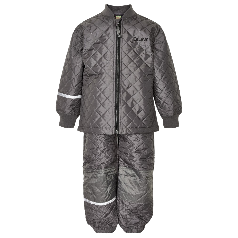Grey Celavi Børne Termosæt 128 - Celavi Baby  - 5704617844198
