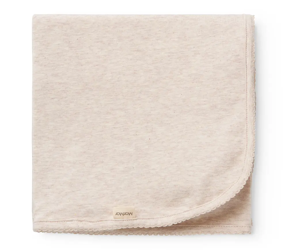 Alida Babytæppe Light Beige Melange Onesize - Baby  - 5715522225460