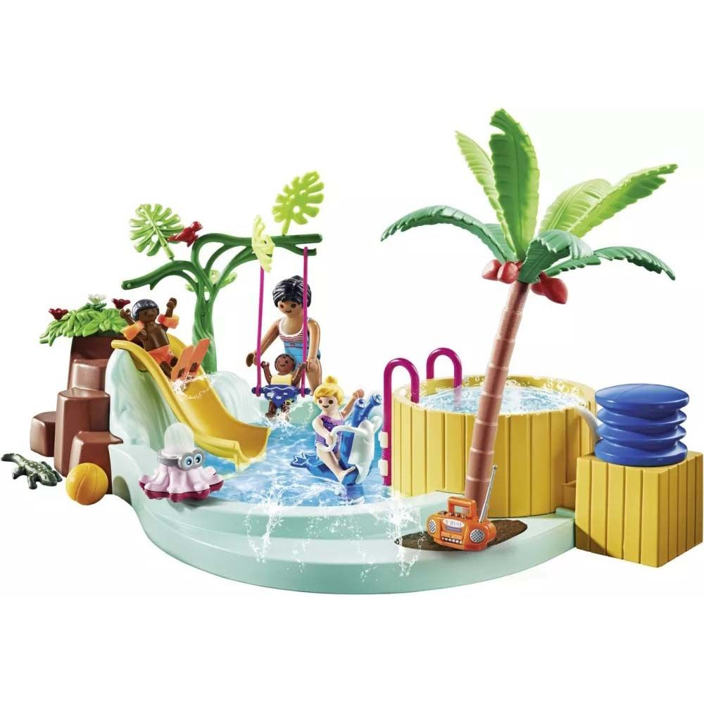 Børnepool Med Boblebad - Playmobil Baby  - 4008789715296
