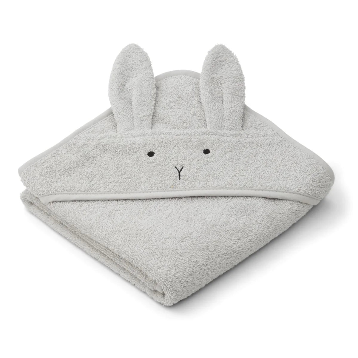 Albert Baby Håndklæde Hætte Kanin Dumbo Grey Liewood - Liewood Baby  - 5713370969703