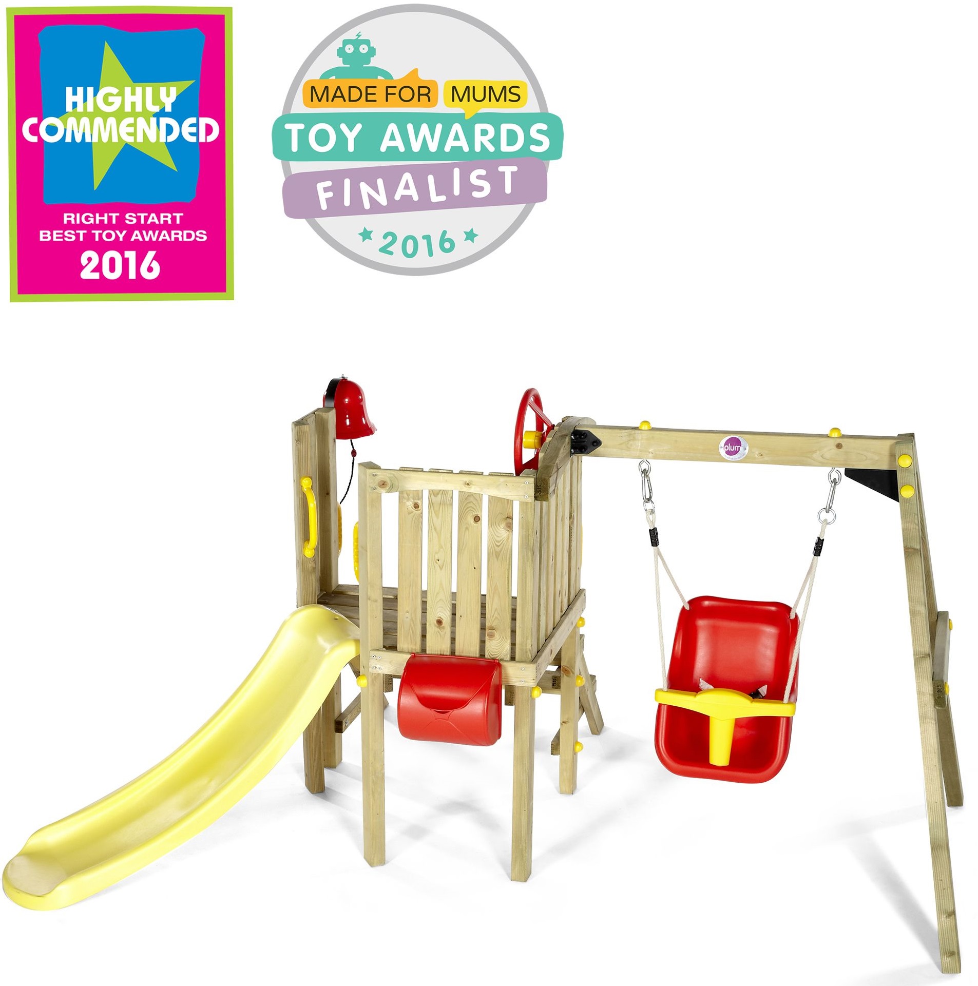 Plum Træ Baby Klatre Gynge Rutsjebane Sæt - Plum Baby  - 5036523051088