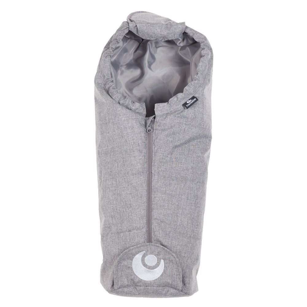 Easygrow Dukke Kørepose Grey Melange - Baby  - 7090019968586
