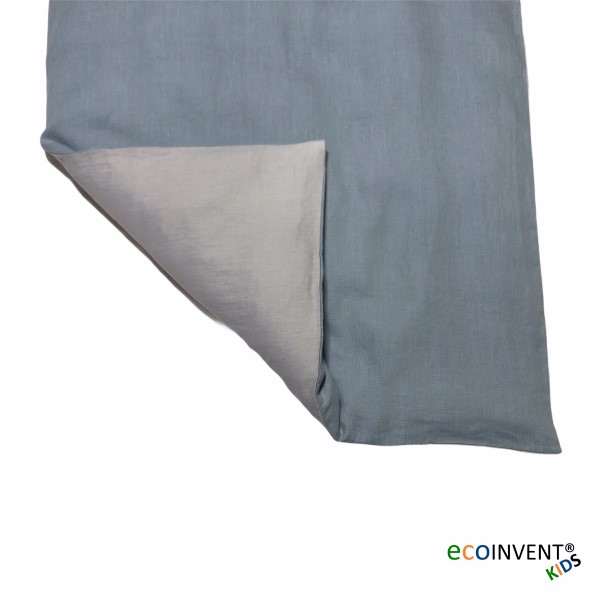 Blå/Grå Dynebetræk Hør Baby Blue - Ecoinvent Baby