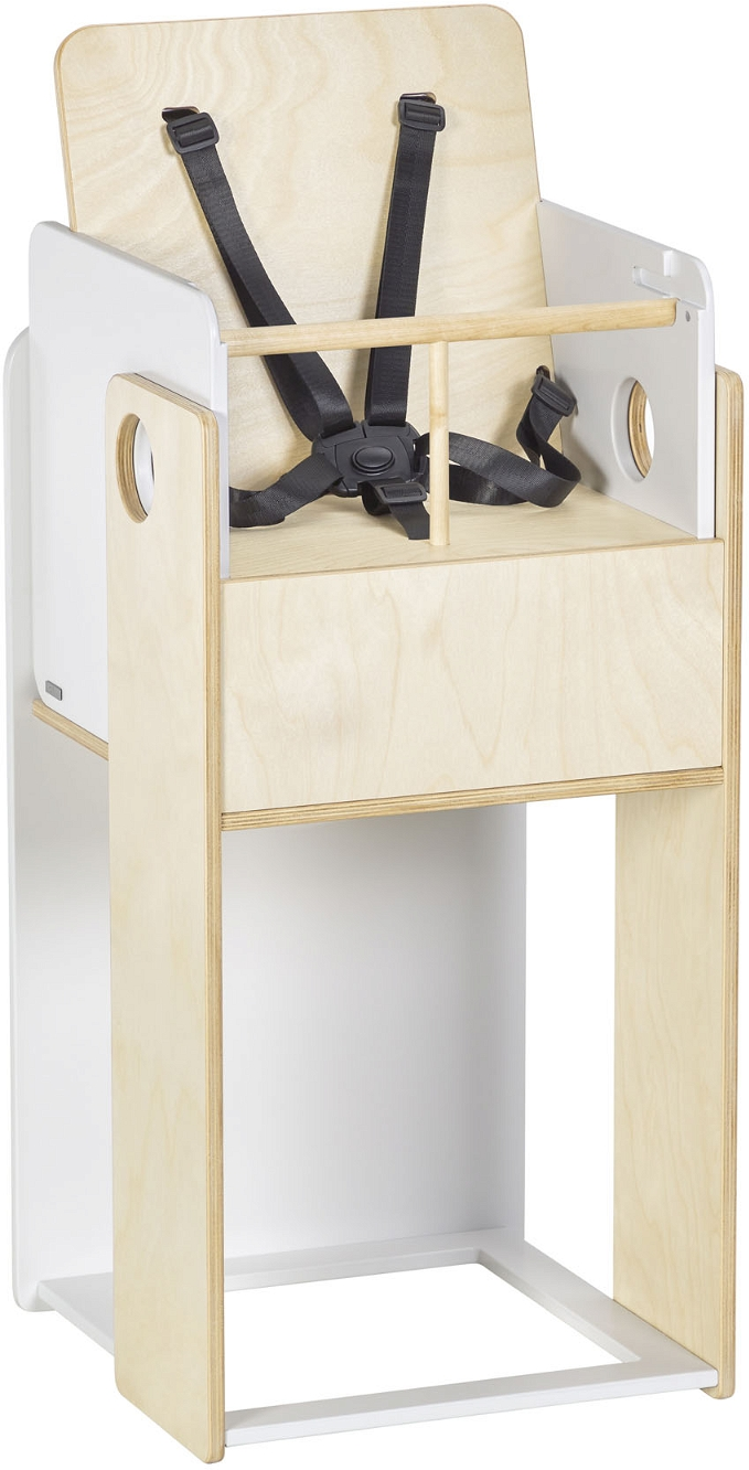 Natur Højstol Til Baby Småbørn Kave Home Nuun Læringstårn Udviklingsstol Krydsfiner H92xb38xl38 - Kave Home Baby  - 8433840638751