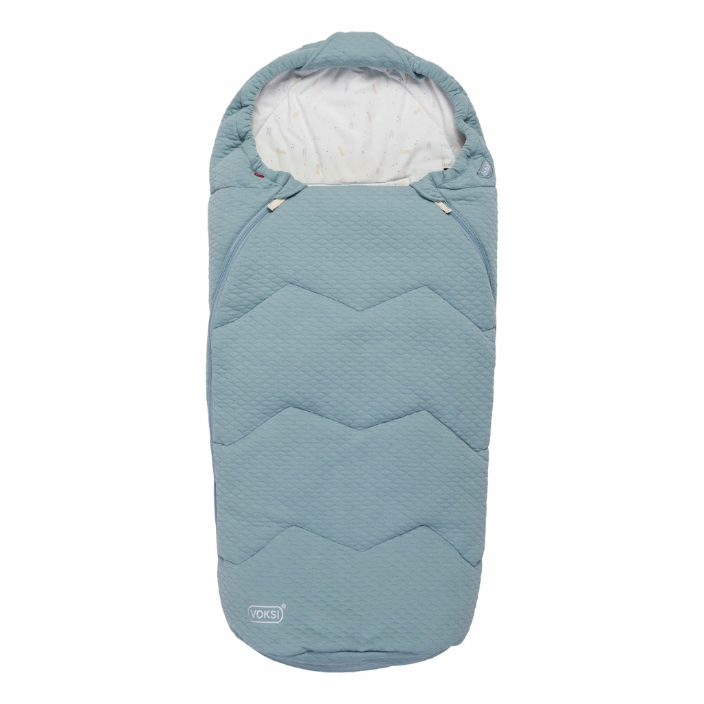 Voksi Breeze Light Kørepose Til Forår Sommer Wave Blue - Voksi Baby