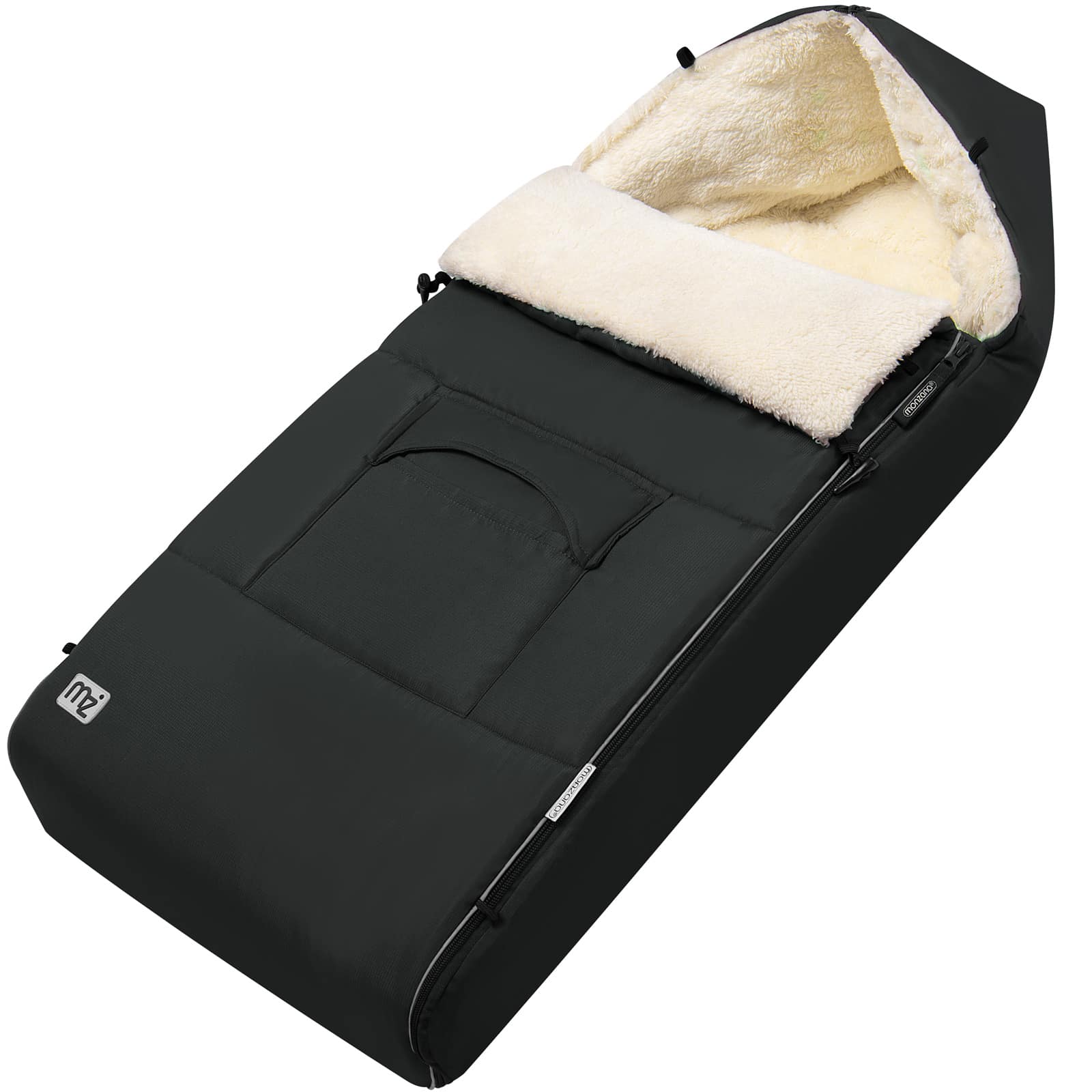 Grøn Foret Baby Kørepose 93x56 Grå - Deuba Baby  - 4251776910208