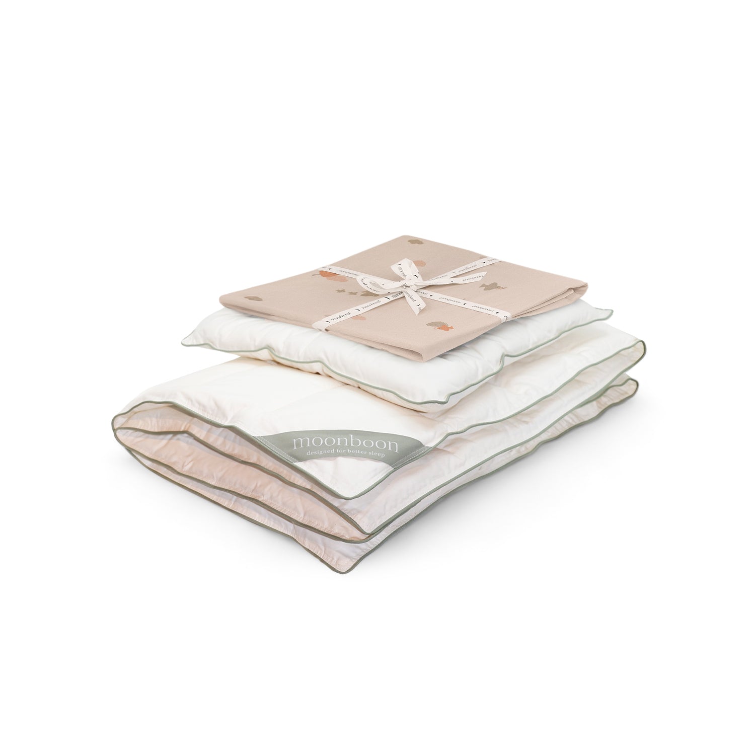 Bambus Tekstil Bundle Baby Over The Moon Rose - Moonboon Baby